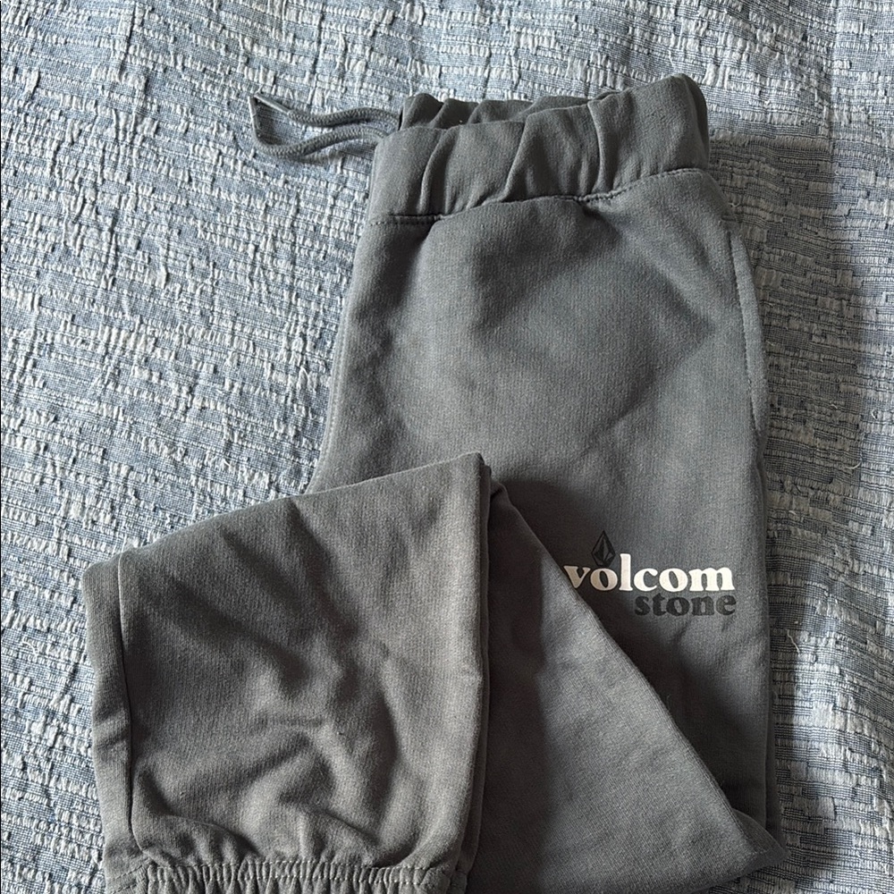Volcom Gray Sweatpants Relaxed Fit